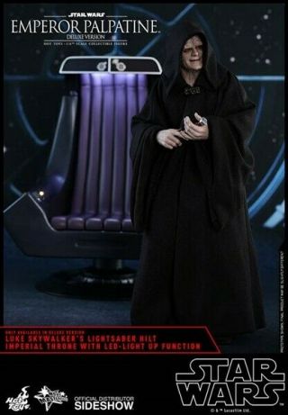Hot Toys Star Wars: Return Of The Jedi Mms 468 Deluxe Emperor Palpatine