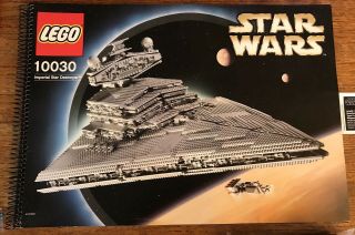 Lego Star Wars 10030 Ucs Imperial Star Destroyer 2002 Complete W/mint Sticker
