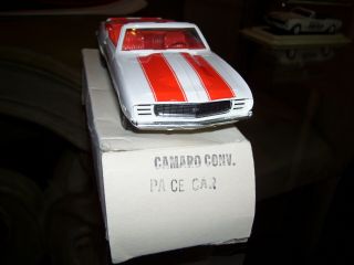 1969 Chevrolet Camaro Indy Pace Car Promotional Model OEM Box 8