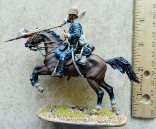 2 First Legion 60mm metal British 17th Lancers troopers mtd.  toy soldiers 9