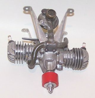 1946 Elf Twin.  196 Spark Ignition Model Airplane Engine