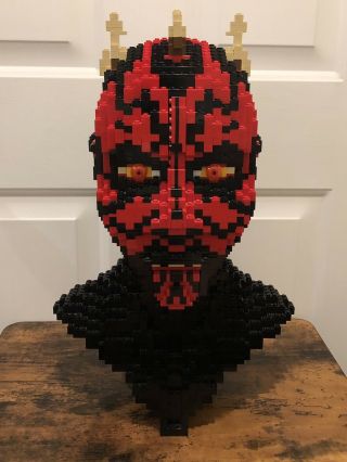 Lego Star Wars Darth Maul Bust (10018) Euc Box & Instructions Rare