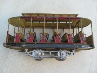 Lionel 2200 Rapid transit Summer trolley trailer Standard gauge 1911? 7