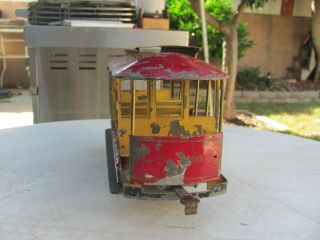 Lionel 2200 Rapid transit Summer trolley trailer Standard gauge 1911? 9