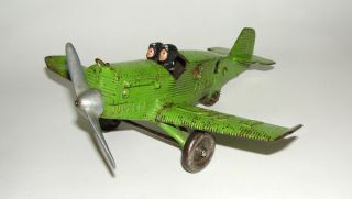 Rare Hubley Large Size Bremen Cast Iron Airplane - (DAKOTApaul) 3