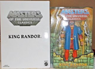Masters Of The Universe Classics King Randor Action 6 Inch Figure W/white Mailer