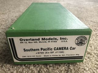Ho Scale Brass Southern Pacific Camera Car