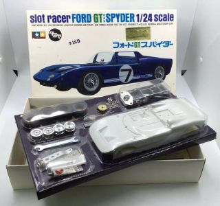 Slot Racer - Ford Gt Spyder - 1/24 Scale - Tamiya Mokei - M.  I.  B.  (t39)