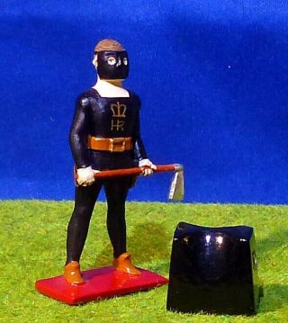 Courtenay/greenhill,  50mm Pewter,  Dated 1982,  " The Executioner " With Chop Block