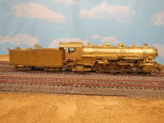 Ho Scale Overland Models Brass C&nw J - A 2 - 8 - 2 Locomotive