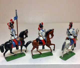 HEYDE (12) French Cavalry Lancers,  Made in Germany ca.  1920, 4