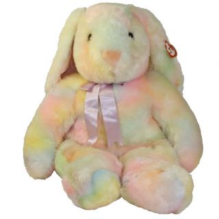 Ty Beanie Buddy - Hippie The Ty - Dye Bunny Rabbit (extra Large - 28 Inch) - Mwmts