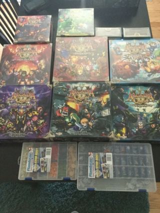 Huge Kickstarter Arcadia Quest Bundle,  Including The,  Inferno And Riders