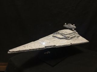 Star Wars Imperial Star Destroyer Model - Bandai 1/5000 - Built,  Lights