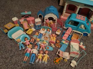 Fisher Price Loving Family Dream Dollhouse With All Accessories Pictured