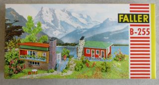 Mib Vintage Faller B - 255 Scenery For Train Set Ho Scale Plastic Model House Kit