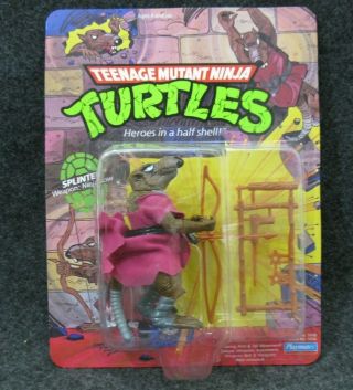 1990 Playmates Teenage Mutant Ninja Turtles Tmnt Splinter Figure