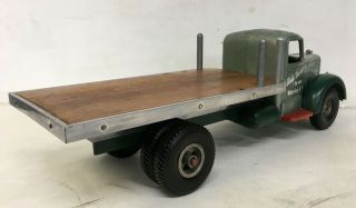 1950 Smith Miller Smitty Toys Private Label Mack L Flatbed Tow Truck No.  4 of 4 10