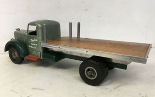1950 Smith Miller Smitty Toys Private Label Mack L Flatbed Tow Truck No.  4 of 4 11