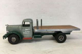 1950 Smith Miller Smitty Toys Private Label Mack L Flatbed Tow Truck No.  4 of 4 12