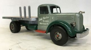 1950 Smith Miller Smitty Toys Private Label Mack L Flatbed Tow Truck No.  4 of 4 2