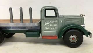 1950 Smith Miller Smitty Toys Private Label Mack L Flatbed Tow Truck No.  4 of 4 4