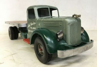 1950 Smith Miller Smitty Toys Private Label Mack L Flatbed Tow Truck No.  4 of 4 8