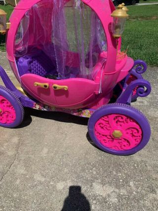 Dynacraft 24v disney princess carriage ride - on Ages 3 and up 2