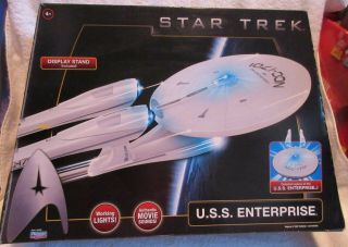Star Trek U.  S.  S.  Enterprise 2009 Playmates Toys Model With Display Stand