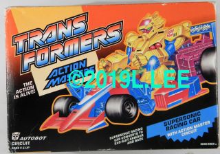 Hasbro Transformers Uk Exclusive Action Masters Supersonic Racing Car Circuit