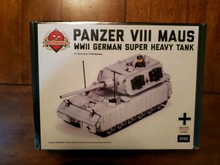 Brickmania Panzer Viii Maus Wwii German Heavy Tank