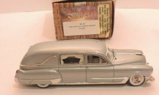 Sunset Coach By Motor City Mc - 92 Silver 1949 Cadillac Landau Hearse