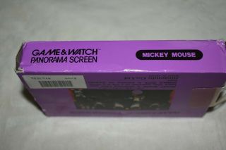 1984 Nintendo Mickey Mouse Game & Watch Panorama DC - 95 4