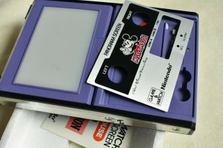 1984 Nintendo Mickey Mouse Game & Watch Panorama DC - 95 6