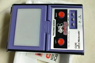 1984 Nintendo Mickey Mouse Game & Watch Panorama DC - 95 8