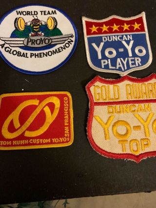 4 Colletable Vintage Yoyo Patches Never Stitched