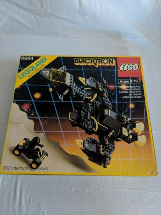 Misb Lego Vintage 1987 Classic Space 6954 Blacktron Renegade Nib