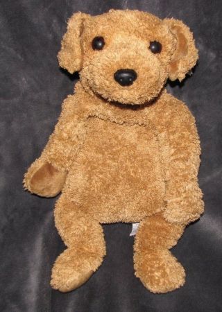1999 Ty Classic 16 " Scooter Plush Stuffed Beanie Baby Brown Puppy Dog With Tag