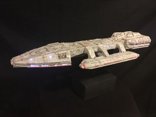 Battlestar Galactica Series Model Moebius - Built & Painted,  Lights