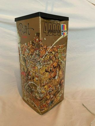 Heye Ryba Go West 4000 Piece Puzzle Complete 1991 Puzzle Box & Poster