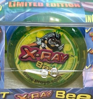 Playmaxx Proyo X - Ray Bee Ball Bearing yoyo yo - yo Lime Translucent pro - yo xray 3