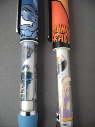 Cartoon Network Promo Set 12 Pens Markers Megas XLR,  Foster ' s Home 2000 ' s 6