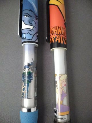 Cartoon Network Promo Set 12 Pens Markers Megas XLR,  Foster ' s Home 2000 ' s 8