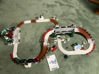 Fisher Price Geotrax Christmas In Toytown Remote Control Train Lights Music Work