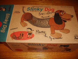 Slinky Toy In Autographed Box