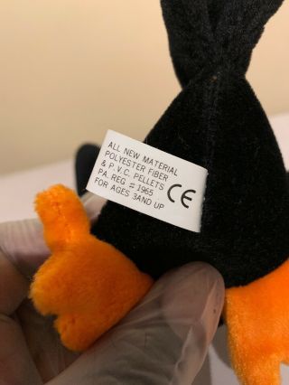 TY Beanie Baby - CAW the Black Crow (2nd Gen Hang Tag -) 4