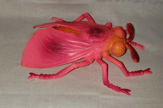 Vintage 1980s Arco Large Hot Pink House Fly Insect Monster Housefly Bug