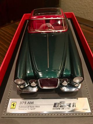 Rare BBR Ferrari 375 AM EX G.  Agnelli 1955 1:18 BBR1804 022/500 2