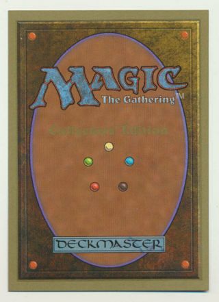 MTG Magic the Gathering Collector ' s Edition Mox Sapphire NM/MINT MINOR INK SPOT 2