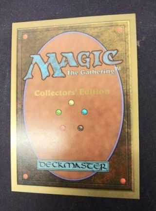 MTG Magic the Gathering Collector ' s Edition Mox Sapphire NM/MINT MINOR INK SPOT 4